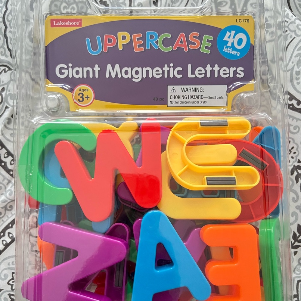 Uppercase Giant Magnetic Letters - Lakeshore Learning Style, Multicolor - Picture 2 of 3